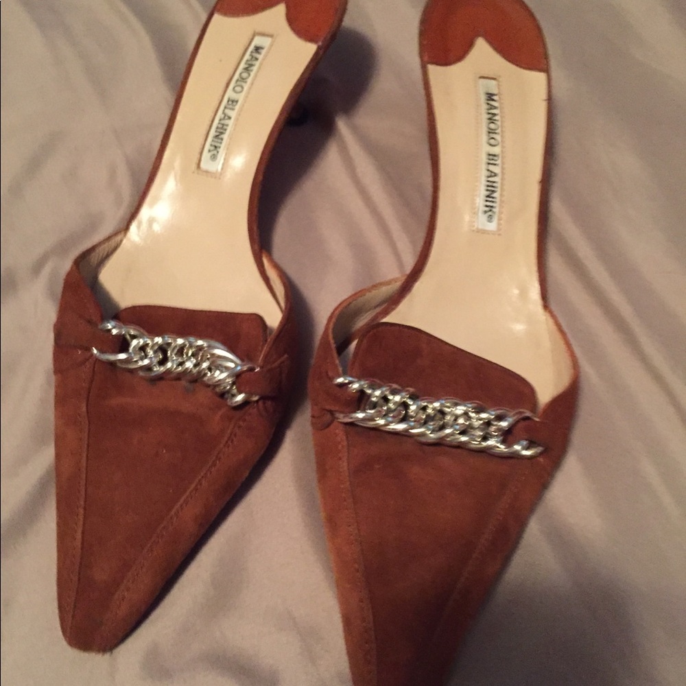 Manolo Blahnik shoes gently used